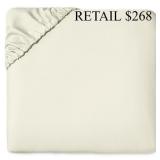 SFERRA Fiona Sateen Fitted Sheet, King #33.5
