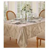 Barcelona Damask 60" x 102" Oblong Tablecloth
