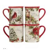 Silent Night 4 Piece Mug Set #8