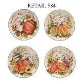 Certified International Dessert Plates 4Pc