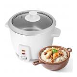 Elite Cuisine 6-Cup Rice Cooker with Glass Lid #5