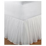 Greenland Cotton Voile 18' Drop Bedskirt, Full #7