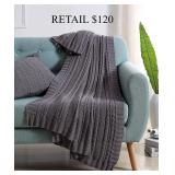 VCNY Home Dublin Cable Knit Throw, 50" x 70" #7