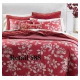 Charter Club Holiday Botanical Duvet Cover Set w22
