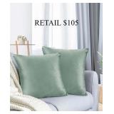 Nestl  2-Pack Decorative Pillows, 24" x 24"