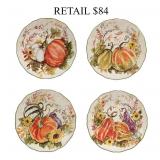 Certified International Dessert Plates 4Pc W10