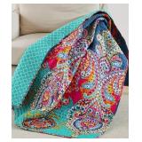 Levtex Fantasia Boho Reversible Quilted Throw#7