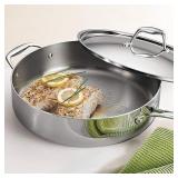 Tramontina SS Sautï¿½ Pan with Lid#21