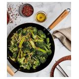 INFUSE Asian Carbon Steel 13.75" Wok#5