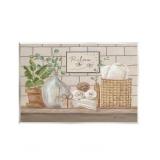 Stupell Bathroom Scene Wall Plaque Art#5