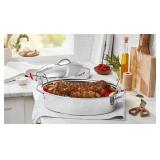 The Cellar SS 8-Qt Covered Oval Roaster+ Rack #13