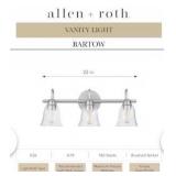 allen + roth Bartow 22"  Vanity Light R$59