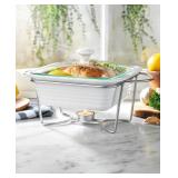 Godinger White Square Porcelain Baker#4