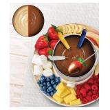 Sharper Image 1-Qt. Electric Fondue Maker Set#7