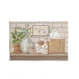 Stupell Bathroom Scene Wall Plaque Art#5