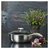 Scanpan CS+ 4-Qt. Deep Saut Pan with Lid #39