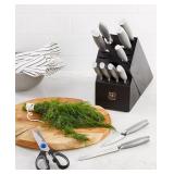 #32J.A. Henckels 13-Pc Knife Block Set