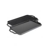 #13 Lodge Chef   Cast Iron Reversible Grill/Griddl
