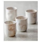 #6 Fortessa Cloud Terre Coffee Cups - Set of 4