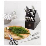 #32J.A. Henckels 13-Pc Knife Block Set
