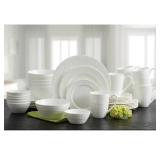 #21 Trellis White 36-Piece Dinnerware Set