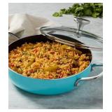 INFUSE Latin Aluminum 3-Quart Caldero with Lid#10