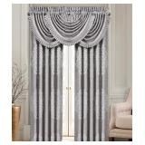 J Queen New York Pair 50" x 95" Silver #21