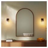 #8 Globe Electric Glass Wall Sconce, 2-Pack