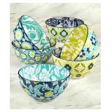 #9 Certified International  Bowls - Set of 6