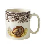 #5 Spode Woodland Turkey Mug