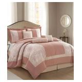 #15Stratford Park Sibyl Jacquard 7-Piece Comforter