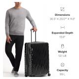 #186 TUMI 4-Wheel check bag - Navy