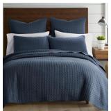 Levtex Cross-Stitch Cotton  Quilt Set