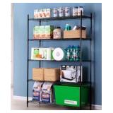 w50 style Selections 5-Tier Black Shelving Unit