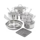 #18 The Cellar Stainless Steel 11-pcs Cookware Set
