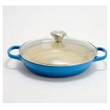 #35 Le Creuset Cast Iron Braiser with Glass Lid,