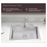 allen + roth Theo 33' x 22' SS Bowl Kitchen Sink
