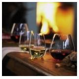 #8 Riedel "O" Stemless Mixed  WiNE GLASSES
