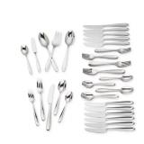 Lenox Cantera 65-Piece 18/10 SS Flatware set