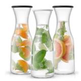#5 JoyJolt Hali Glass Carafe Bottle Pitcher Set
