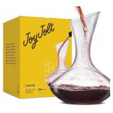 #5JoyJolt Crystal Wine Decanter & Aerator