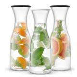 #5 JoyJolt Hali Glass Carafe Bottle Pitcher Set