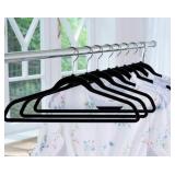 #2 Space Saving Non-Slip Velvet-Like Hangers