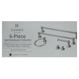 #5 Landia Home 6-Piece Bath Hardware Set