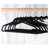 #5 Flocked Velvet Hangers - 100-Pack