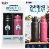 #5 ThermoFlask 32 oz Water Bottle Set - 2-Pack