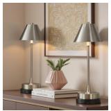 #8 StyleCraft Cordless LED  Table Lamp 2pack