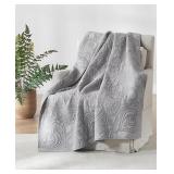 #8  Levtex Perla Quilted Throw - 50'  60'