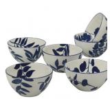 #2 Certified Blue Arbor 6 pcs  Bowl Set