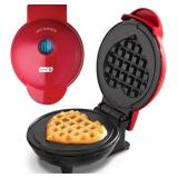 Dash Heart Mini Waffle Maker - 4-Inch Nonstick